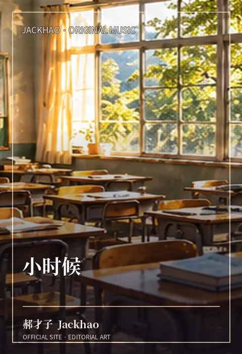 小时候 · 郝才子 Jackhao 作品配图