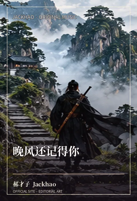 《晚风还记得你》歌曲封面：晚风还记得你，记得你走时回头的样子