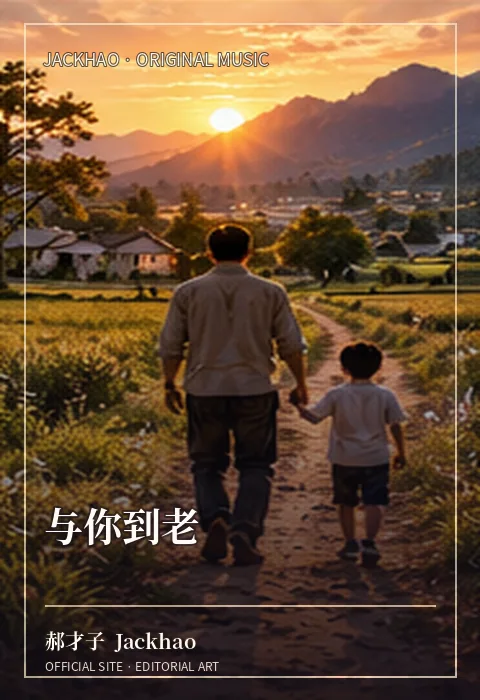 《与你到老》歌曲封面：爱情最动人的样子，是多年以后，仍愿意和同一个人吃饭、散步、看日落