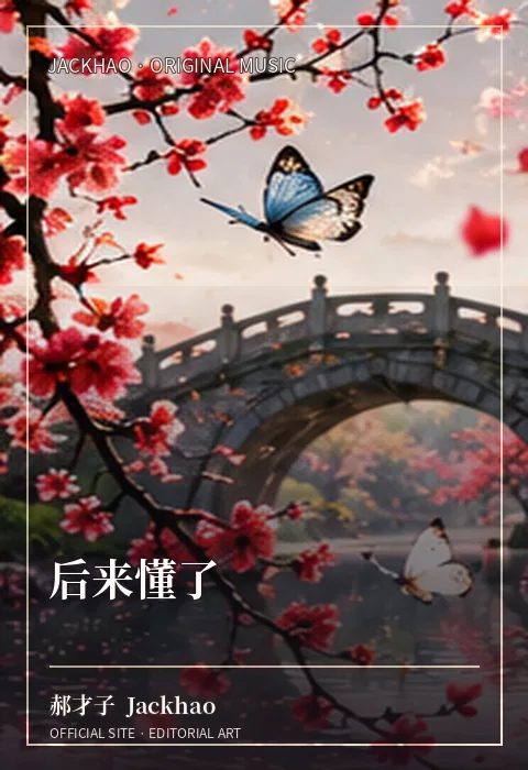《后来懂了》歌曲封面：有些道理，非要等失去了才听得懂