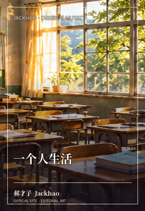 《一个人生活》歌曲封面：一个人生活，也要把日子过出声响