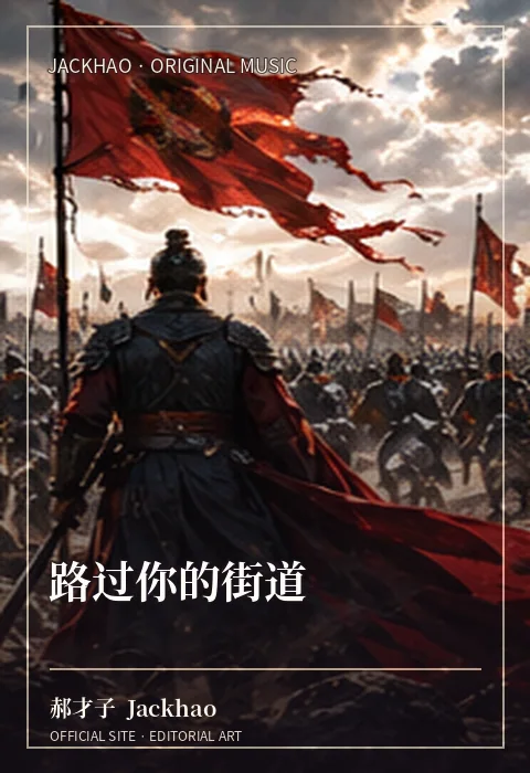 《路过你的街道》歌曲封面：再次路过那条熟悉的街道，风景没有改变，只是曾经并肩的人已经不在
