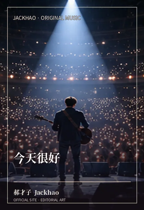 《今天很好》歌曲封面：今天很好，风很轻，事情在慢慢变好