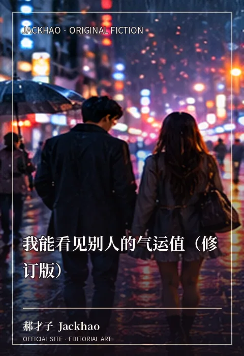 《我能看见别人的气运值（修订版）》小说封面：修订版：当命运可以被看见，选择是否还能被自己掌握