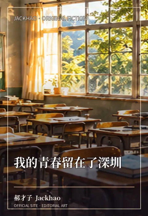 《我的青春留在了深圳》小说封面：一座潮湿而明亮的城市，留住了一个人最倔强的青春
